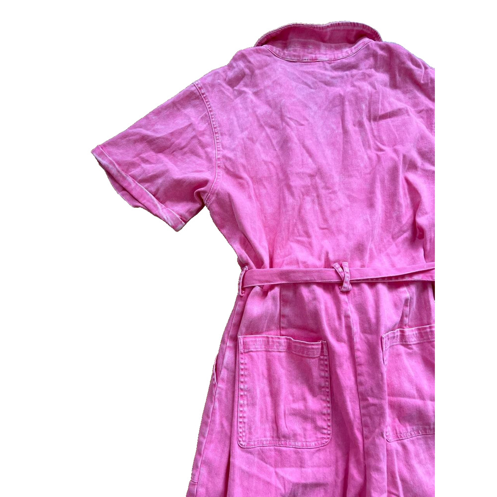 Skies are blue Women Pink jumpsuit Short Sleeve Large A000948 - Picture 7 of 8